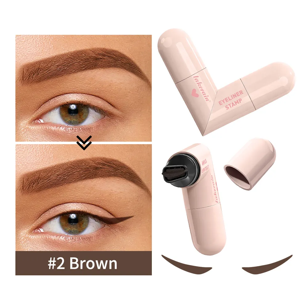 Lakerain Eyeliner Razítko Heart Pattern Precision Liner Dlouhotrvající barva Přenosná oční linka Nezbytná pro začátečníky v líčení — image 3