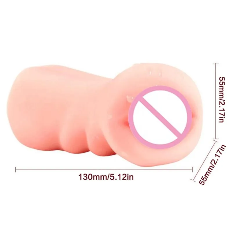 New 4D Realistic Deep Throat Male Masturbators Pocket Pussy Stroker Tight Silicone Mouth Vagina Anal Oral Sex Adult Toys for Men — image 6