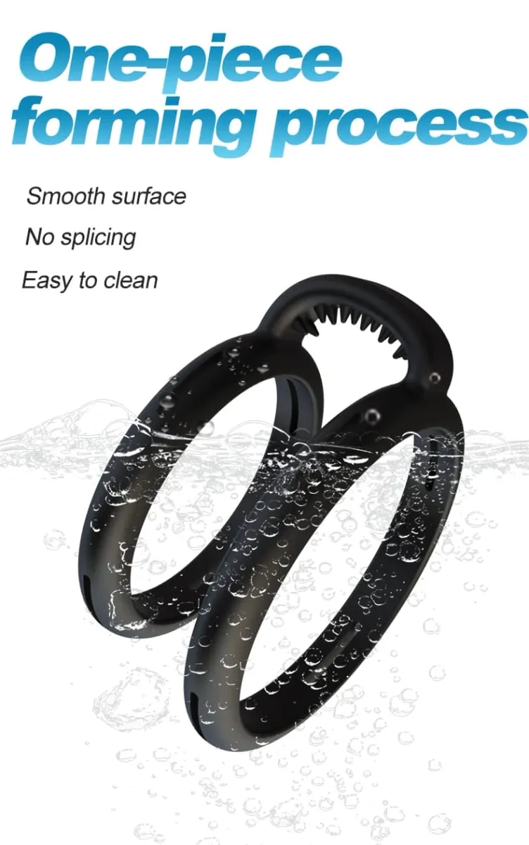 Silicone Semen Lock Ring Male Penis Rings Reusable Delay Ejaculation Erect Long-Lasting Scrotum Cock Ring Adults Sex Toy for Men — image 5