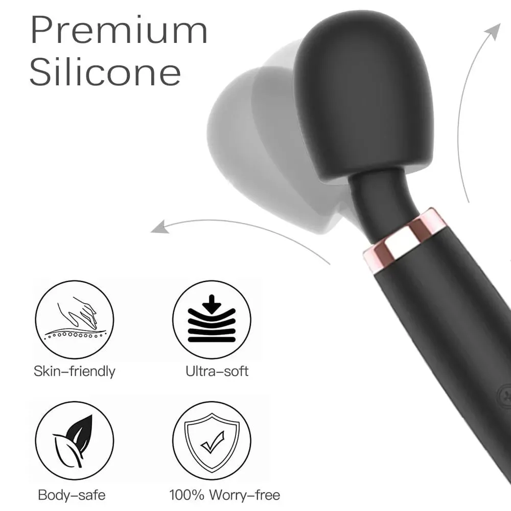 加熱震動器強力假陽具 AV 魔棒 G 點按摩器性玩具女用情侶陰蒂刺激用品成人 — image 3