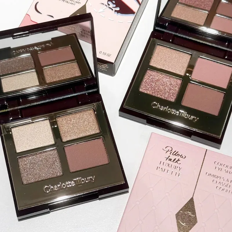Charlotte Tilbury Brand Makeup 4 Colours Eye Shadow Disc 5,2g Pillow Talk Nature Easy To Colour Foundation Oční stíny Kosmetika — image 3