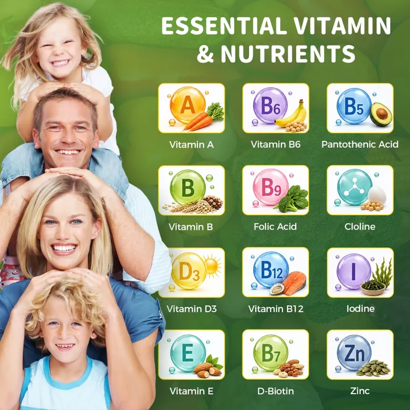 Mulittea Natural Vegetable & Frukt Gummies Anti-Constipation Detox Daglig Frukt Hjälp Matsmältningen Multipel Vitaminer Supplement — image 2