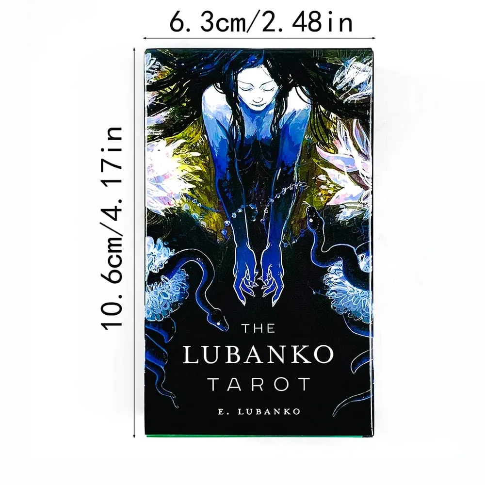 Tarotová paluba LUBANKO Mystické umělecké dílo Odolné a přenosné Meditační a párty hry ideální pro duchovní vedení a sběratele — image 6