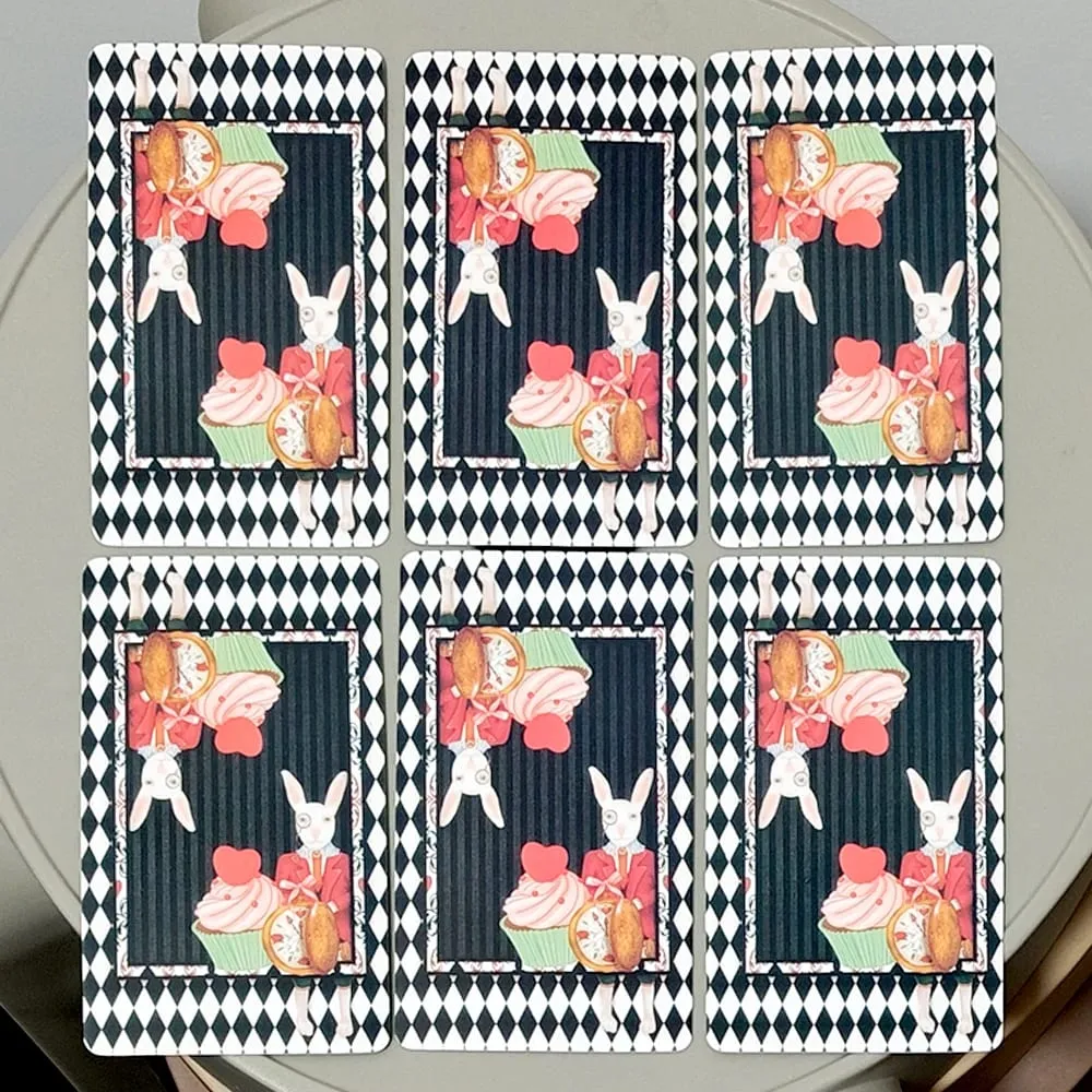 Alice sa Tarotland: Isang Kakatwang 78-Card na Paglalakbay sa Butas ng Kuneho – Classic Tarot Deck 10.3*6cm — image 5