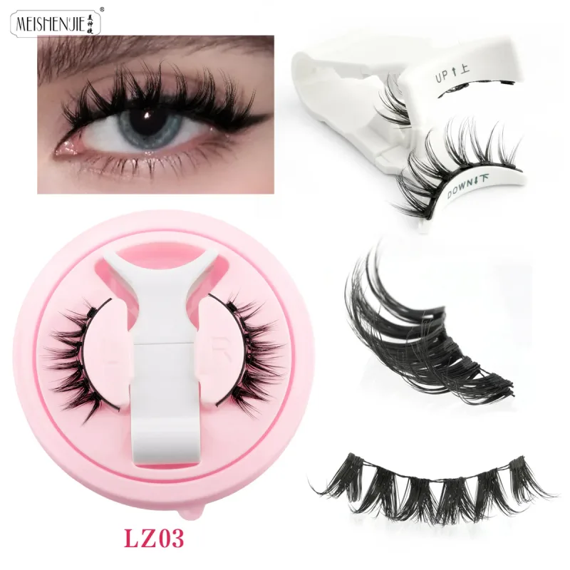 Magnetic Eyelashes 1Pcs No Glue Needed Reusable Natural Look 3D Lashes Easy Apply Soft Magnetic Lashes Kit for Eye Makeup — image 14