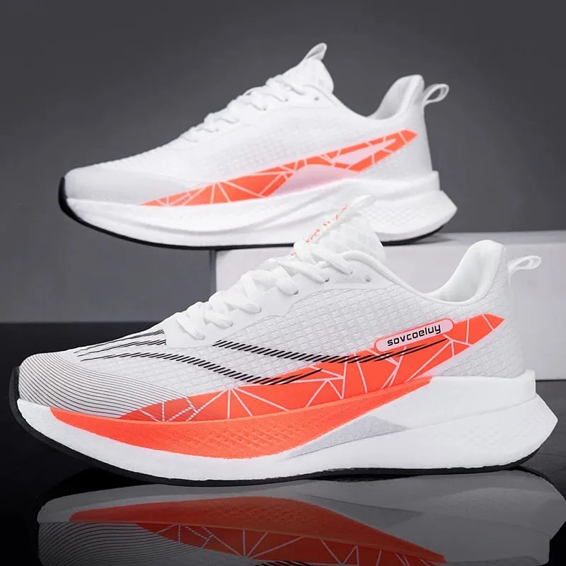 Carbon Plate Running Shoes Men Casual Marathon Athletic Sports Outdoor Travel Breathable Lightweight Comfortable Women Sneakers — image 6