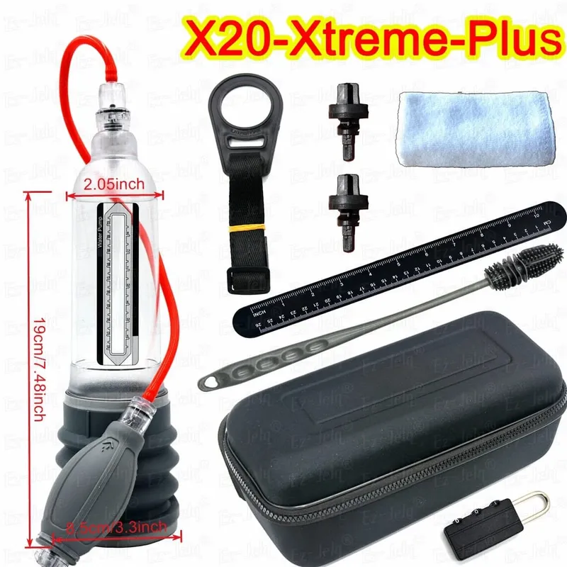 Péniszhosszabbító peremfeszítő pumpás szexjátékok férfi pénisz gyakorlópánt Dick-nagyítók Pro Quick Extender Pro 18+ — image 21