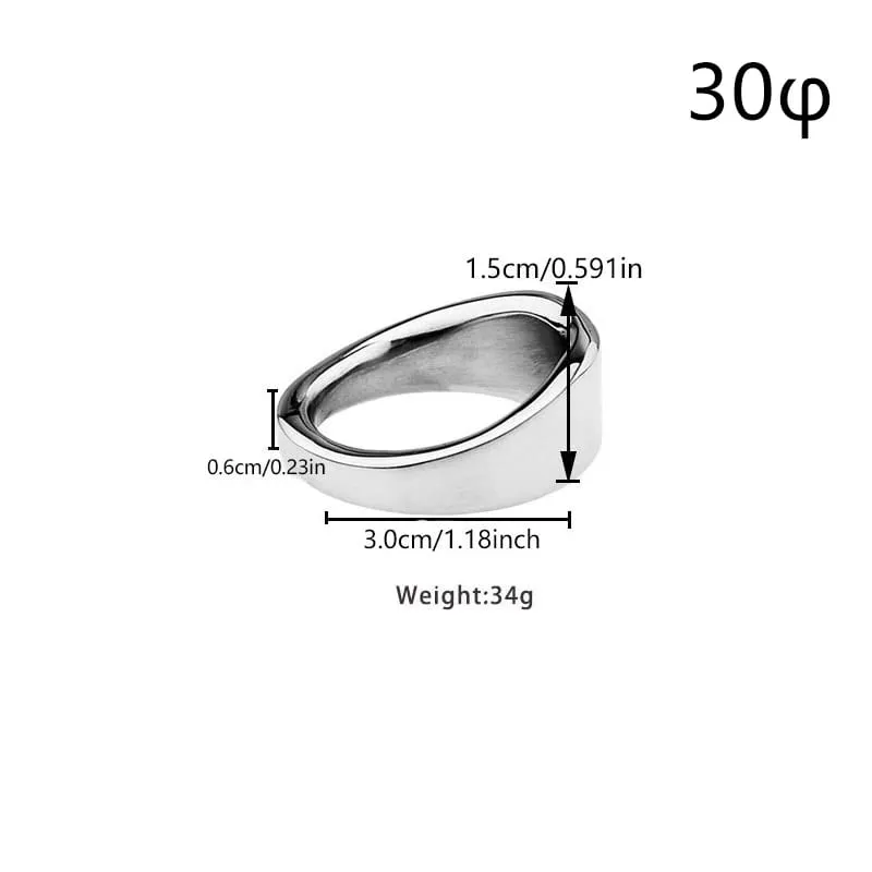 Sa-Penis Ring Sex Toy Sexual Stimulation Device Bevelled Design Cockring For Men Chastity Foreskin Glans — image 8