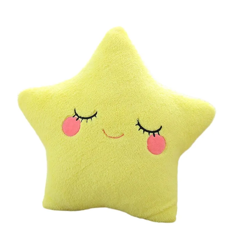 Fantastic Star Cloud Moon Rainbow Plush Pillow Stuffed Sky Natural Cushion Yellow Pink Blue Shy Emotion Plushie Decoration Gift — image 13