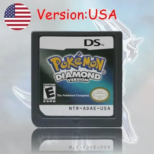 Pokemon Series DS Game Cartridge Diamond Platinum Pearl HeartGold SoulSilver Svart Vit Flerspråkig för NDS/2DS — image 9