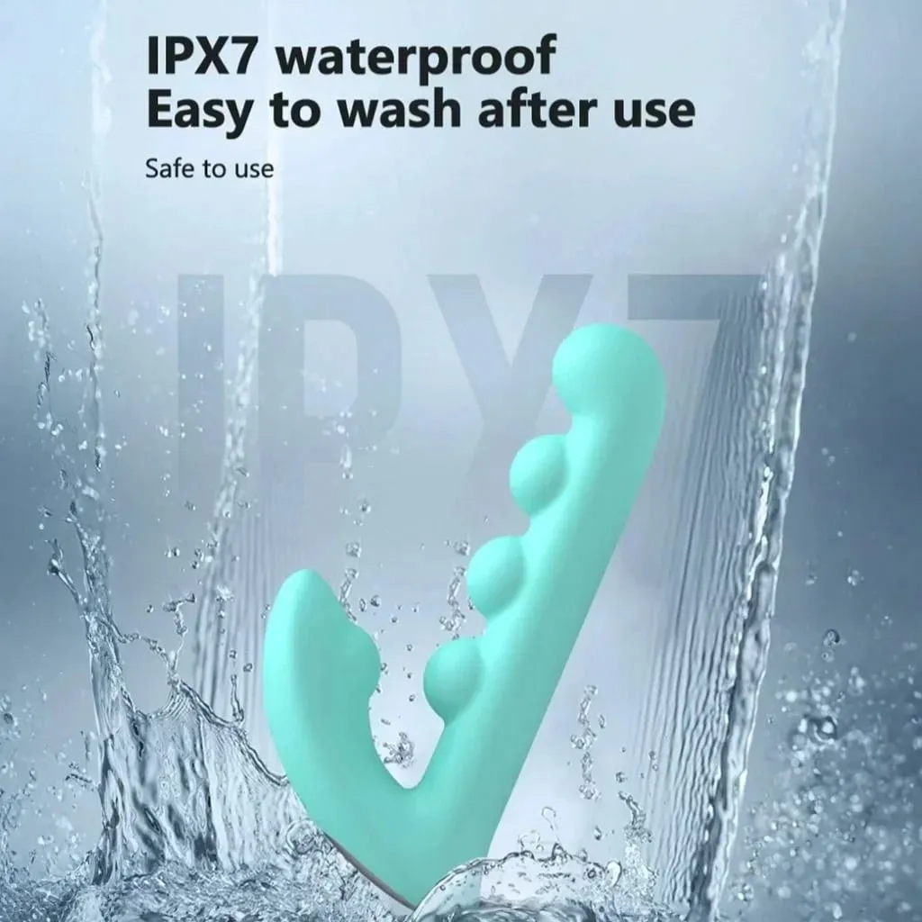 Vibrador remoto sem fio para mulheres - poderoso estimulador de ponto G de silicone silencioso e silencioso, brinquedo sexual adulto recarregável por USB — image 4