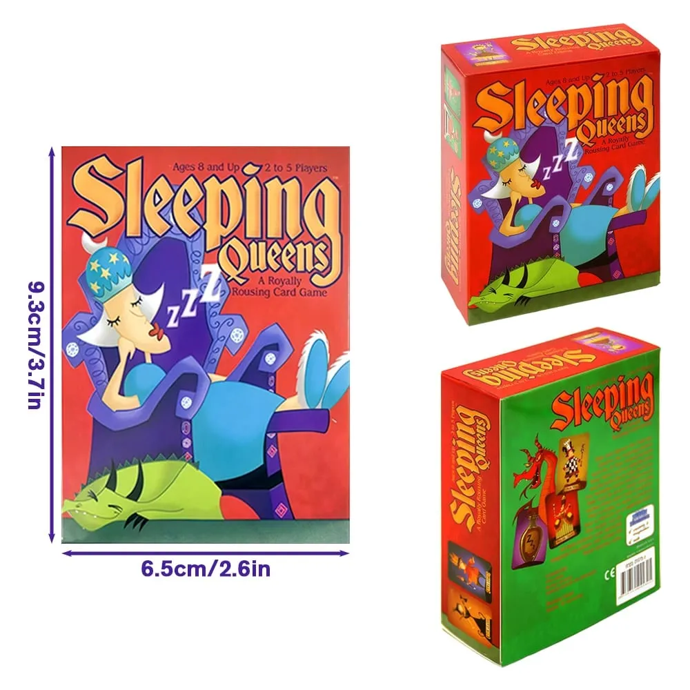 The Sleeping Queens Trò Chơi Bài Phiên Bản Tiếng Anh Đầy Đủ Họ Board Game 2-5 Người Chơi Chiến Thuật Thẻ Trò Chơi Dành Cho Người Lớn Đảng quà Tặng — image 6