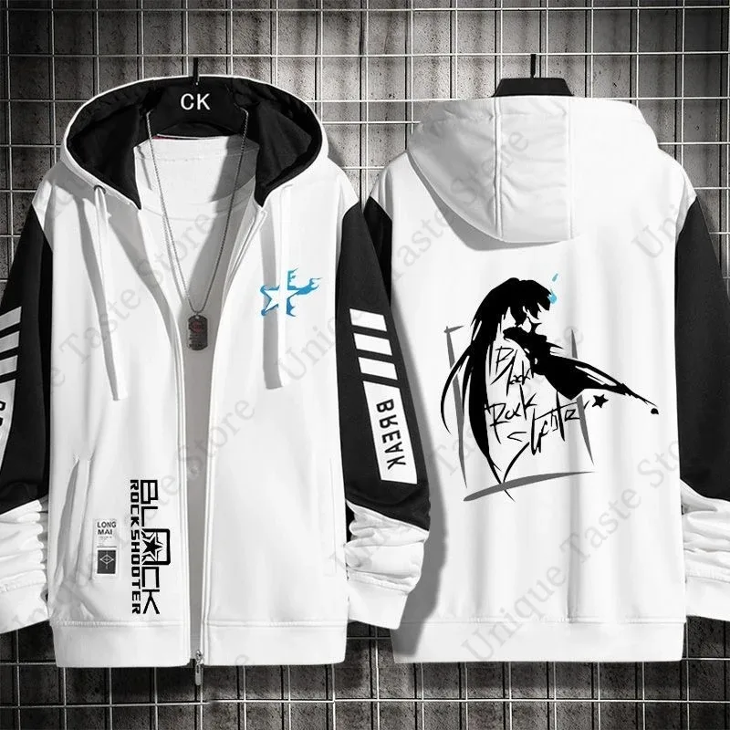 BLACK ROCK SHOOTER Hoodies Anime Cartoon Kuroi Mato Print Sweatshirt BLACK ROCK SHOOTER Merch Men Women Autumn Zipper Hoodie — image 22