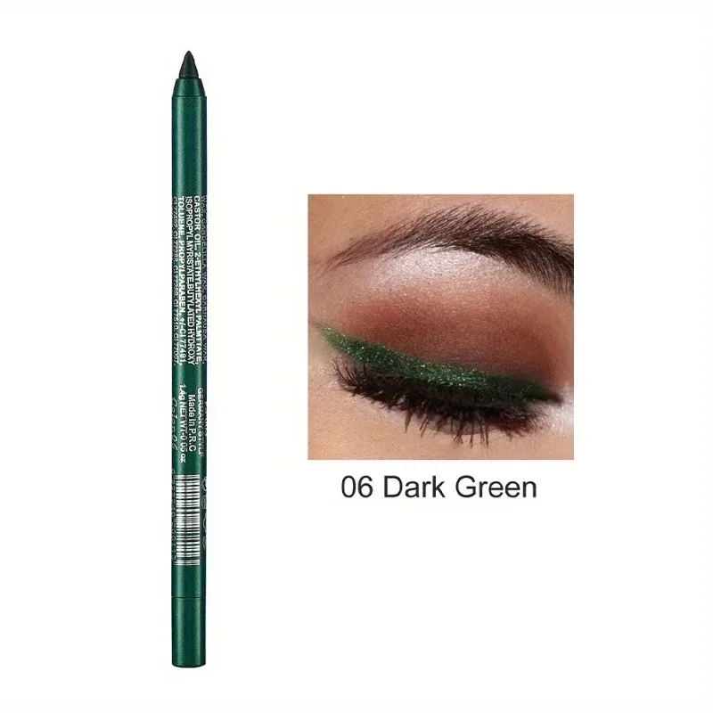 17 สี Pearlescent ดินสออายไลเนอร์สีสันสดใสกันน้ำ Long-Lasting Matte Smooth สวมใส่อายแชโดว์อายไลเนอร์ปากกาแต่งหน้า — image 12