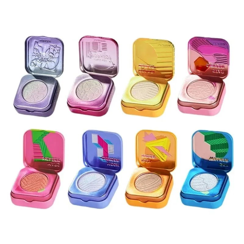 Kaleidos-lápiz delineador de ojos en Gel automático, resaltador de sombra de ojos camaleón, juego de Maquillaje facial con brillo cromado, polvo de diamante camaleón — image 2