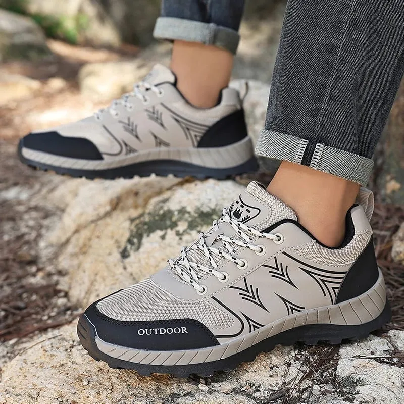 Men's High Quality Hiking Shoes Outdoor Trainers Climbing Shoe Male Trekking Sneakers Anti-slip Tactical Sports Walking Footwear — image 2