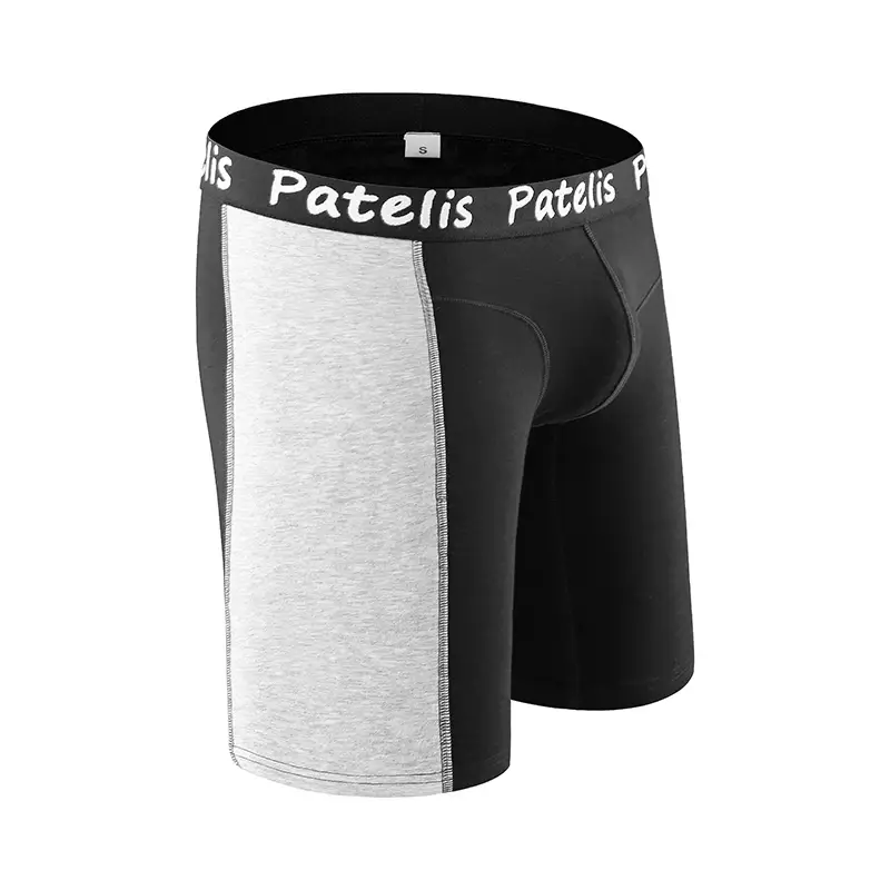 Cueca boxer masculina plus size para 80-180kg tamanho grande 6XL shorts boxer de algodão confortável — image 5