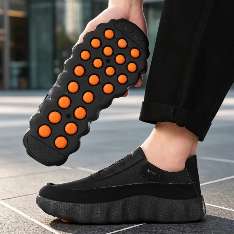 Outdoor Walking Jogging Footwear Sneakers New Casual Shoes Autumn Men Chunky Platform Non Slip Male Breathable Running Shoes — image 3