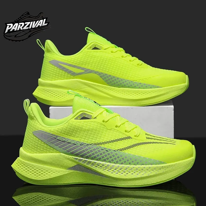 Men Carbon Plate Running Shoes Breathable Women Athletic Tennis Sneakers Cushion Sport Trainers Outdoor Marathon Jogging Shoes — image 2