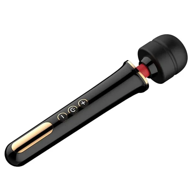 成人性玩具 AV 振動器強力魔棒 G 點刺激按摩器陰蒂振動器性玩具女性自慰黑狼新款 10 速魔棒按摩器大魔棒按摩棒 AV 振動器性感陰蒂女性性玩具歐元 — image 20