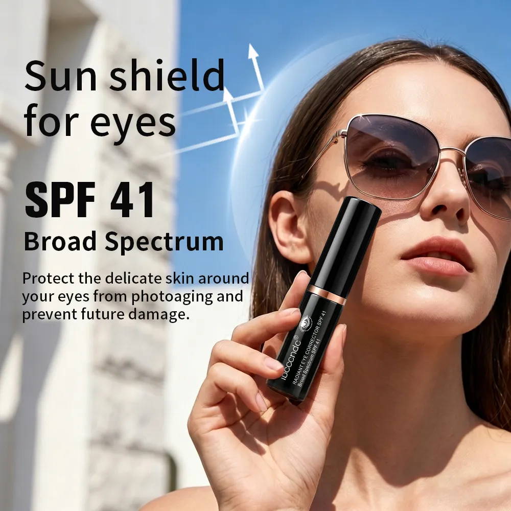 Lakerain protetor solar para os olhos, corretivo spf41, melhora a escuridão sob os olhos, hidratação de longa duração, alivia o inchaço, creme corretor de olhos — image 3
