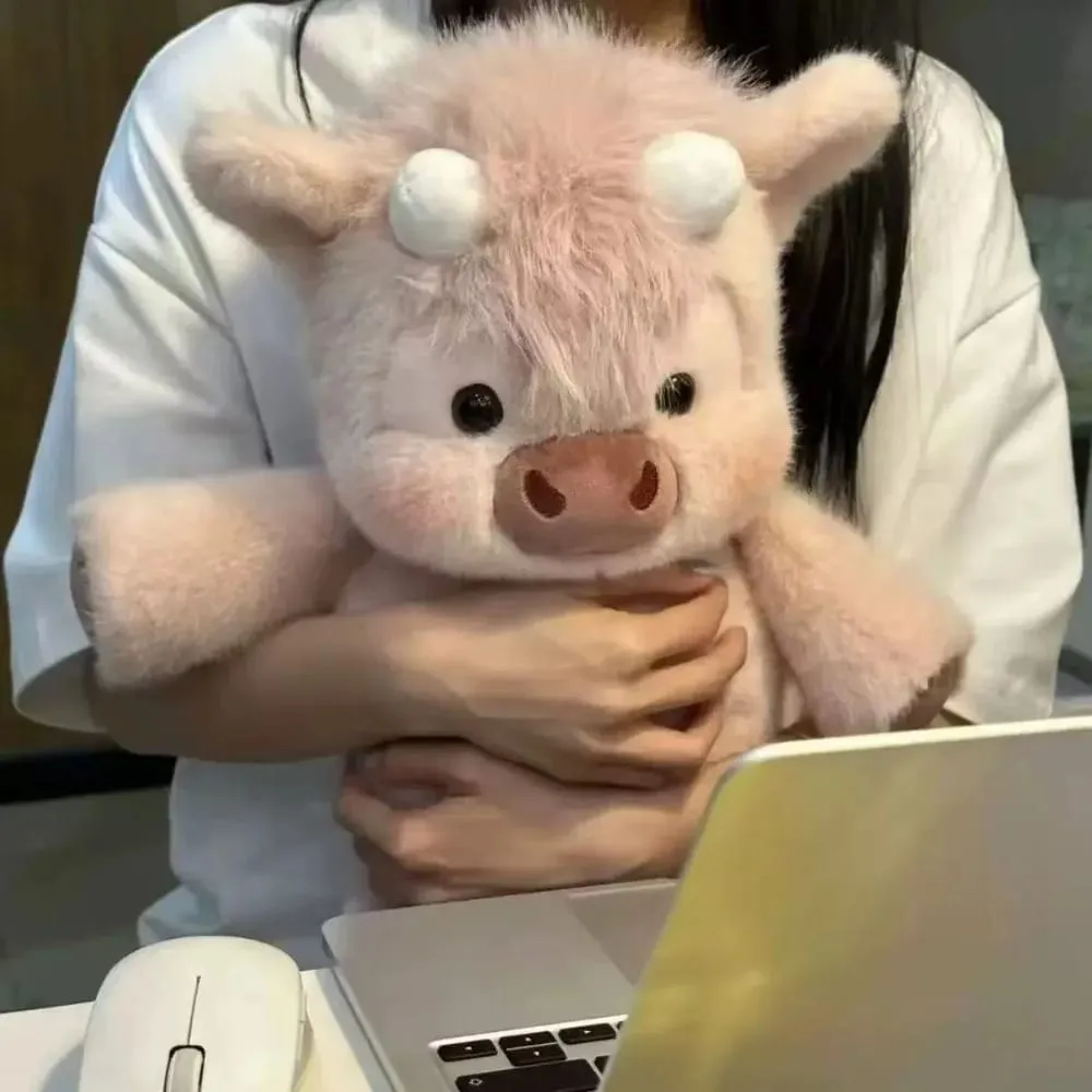 Creative Gift Soft Pig Stuffed Animal Plush Pillow Cute Emotional Support Stuffed Animals Plush 17.7inch Plush Pillow