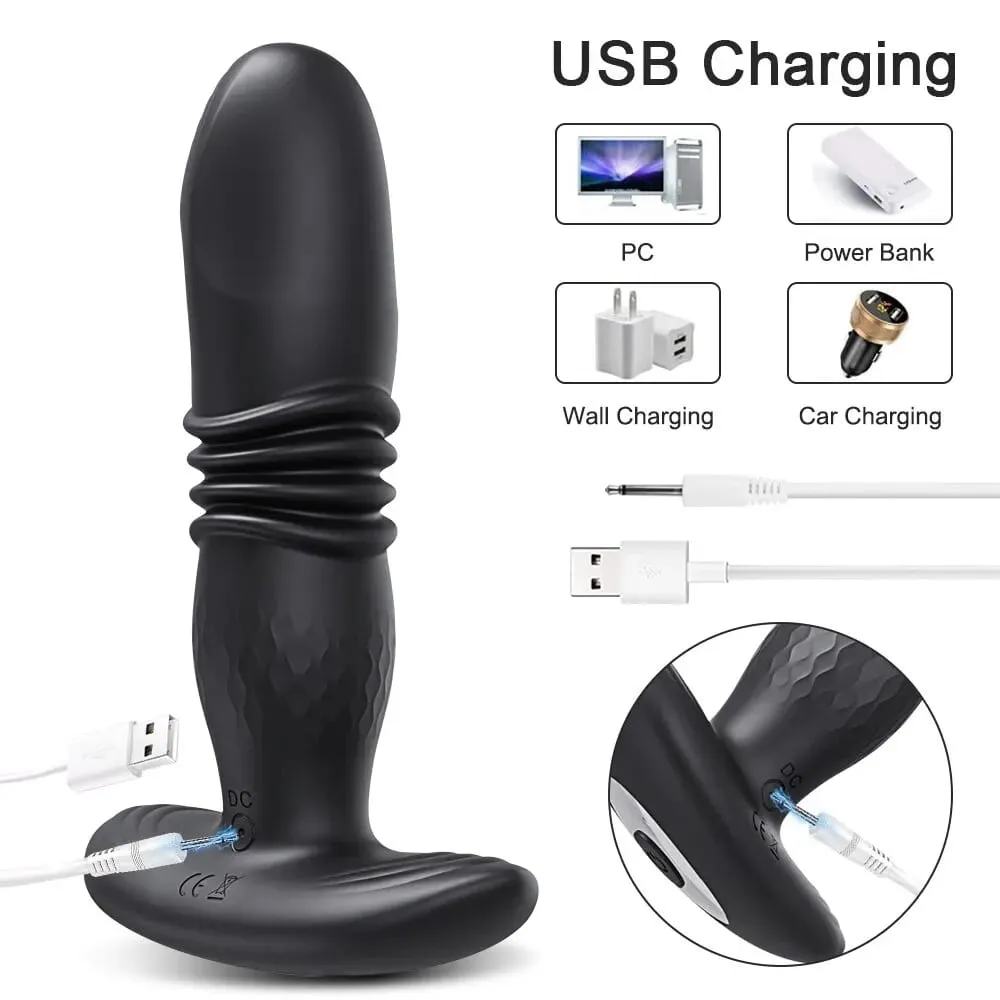 Telescópica vibratória butt plug anal app vibrador remoto sem fio brinquedos sexuais para mulheres bunda anal vibrador próstata massageador buttplug — image 4