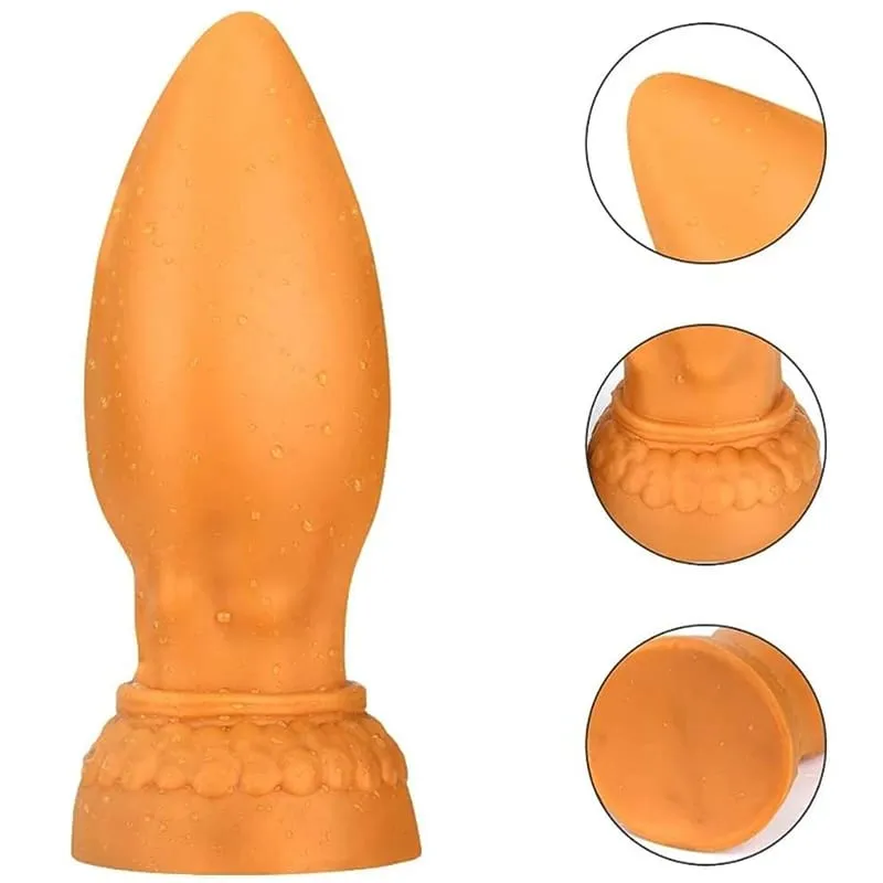 Super Huge Liquid Silicone Anal Plug Big Dildo ButtPlug Prostate Massager Vagina Anus Expansion Sex Toys Product For Men Gay — image 3