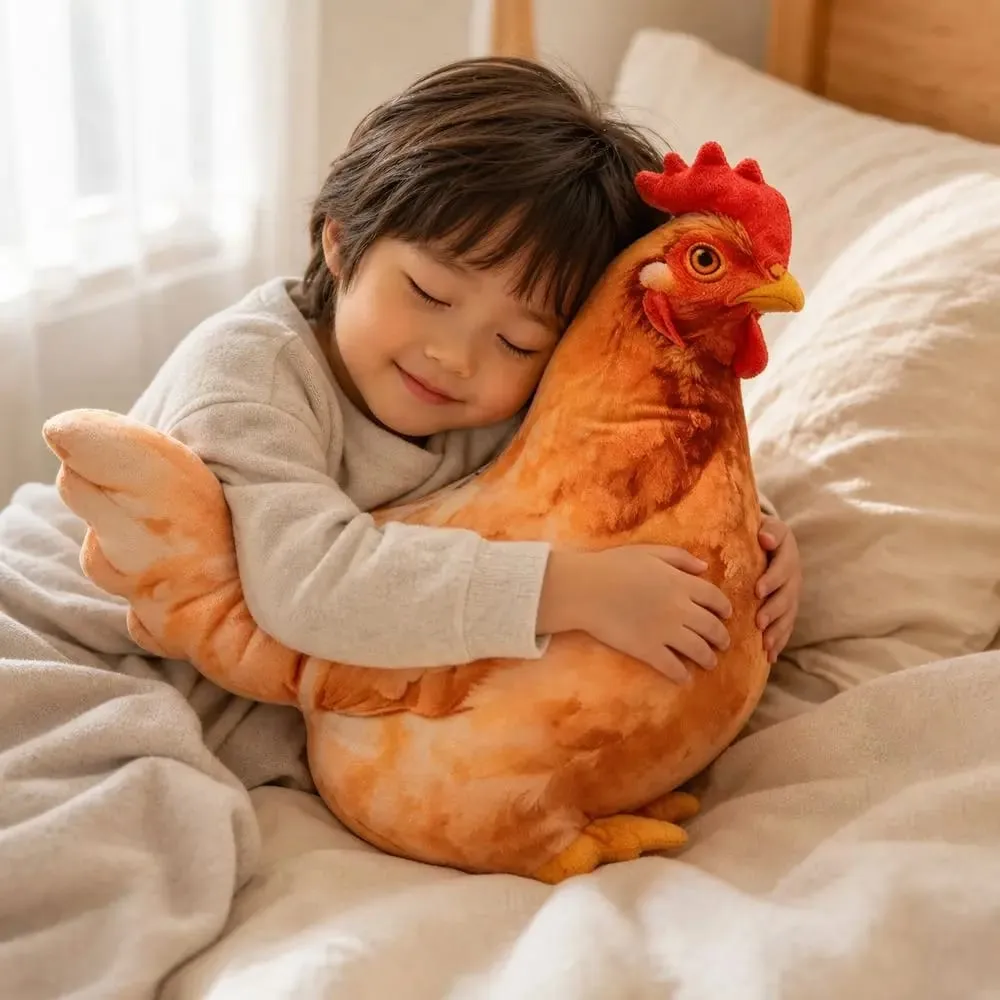 Material Animal Body Pillow 30cm Size Soft Texture Animal Cushion Cute Design PP Cotton Filled Poultry Throw Pillows — image 4