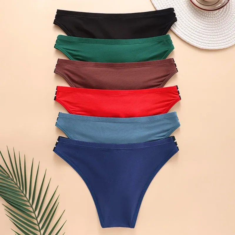 Lingerie Men's Triangle Panties Mid Waist Breathable Men Thin Briefs Stripe Large Size Underwear for Men Four Seasons — image 8
