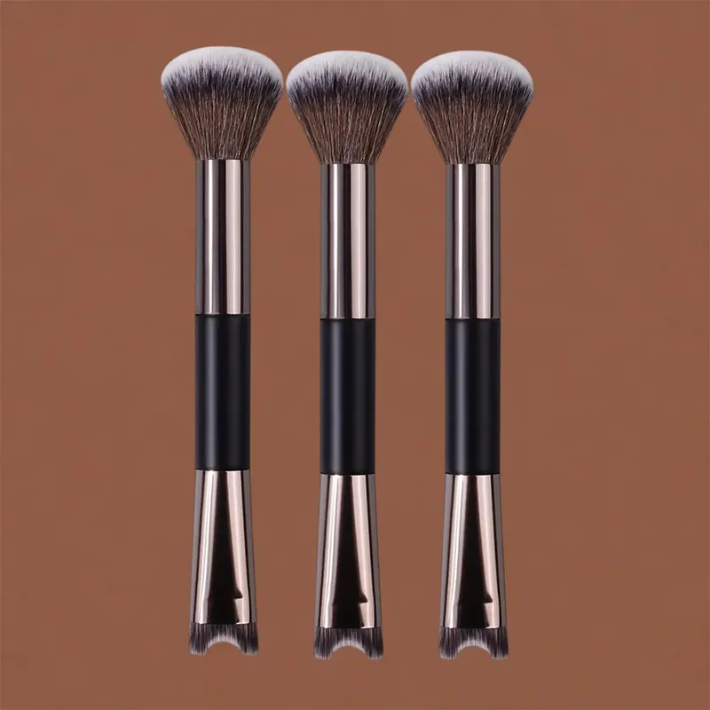 Nose Contour U-Shaped Makeup Brush Dual-End Nose Shadow Makeup Brushes Eyeshadow Contour Face Highlighting Brush Cosmetics Tools — image 1