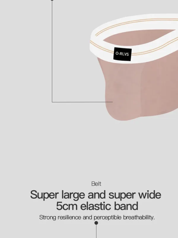 Slips für Männer, nahtlos, Hip-Design, Herren-Unterwäsche, supergroß, breit, 5 cm, elastisches Band, unabhängige Codpiece, kurze Hosen für Jungen — image 13