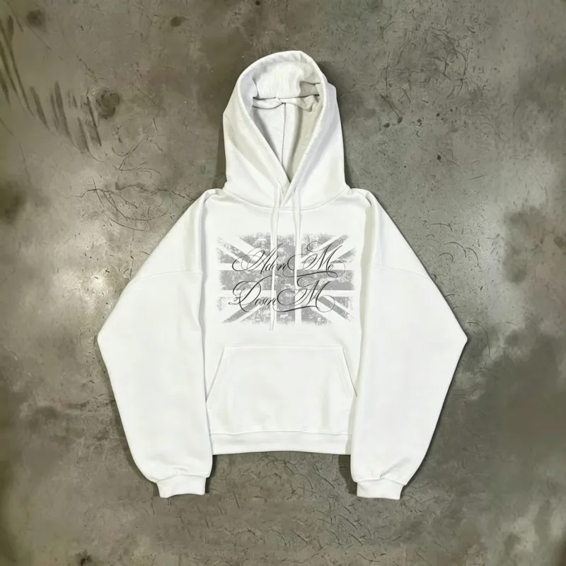 Men Women Retro Streetwear Graphic Hoodie Oversized Pullover Geometric Pattern Long Sleeve Casual Tops Multiple Colors Available — image 6
