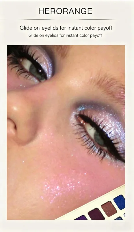 78 farver Professionel øjenskyggepalette Bogdesign alt i ét makeupsæt Shimmer Matt Highlighter Contour Blush Lip Gloss Cos