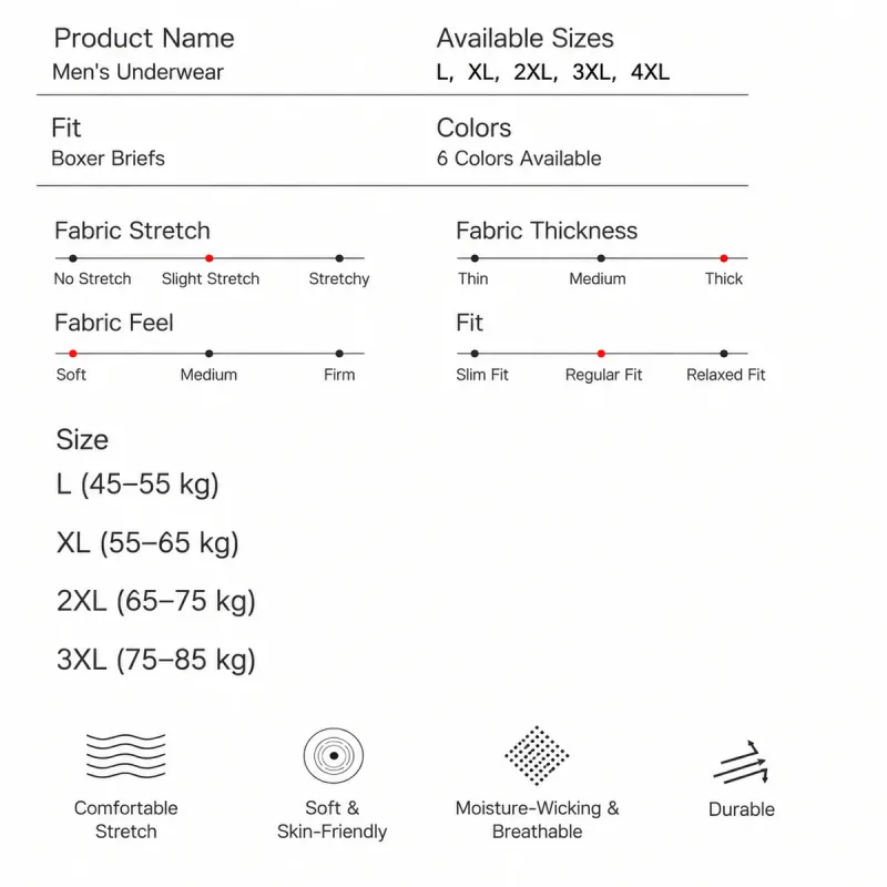 1pcs Men's Boxer Briefs Male Sport Shorts Teenager High Stretch Underwear Breathable Fashion Soft Comfortable Underpant — image 16