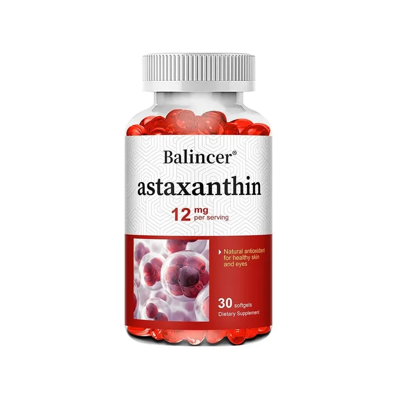 Astaxanthine - Ondersteunt de gezondheid van de ooghuid Antioxidant Geschikt voor dieetondersteuning van gewrichten Hersenimmuunsysteem en hart — image 9