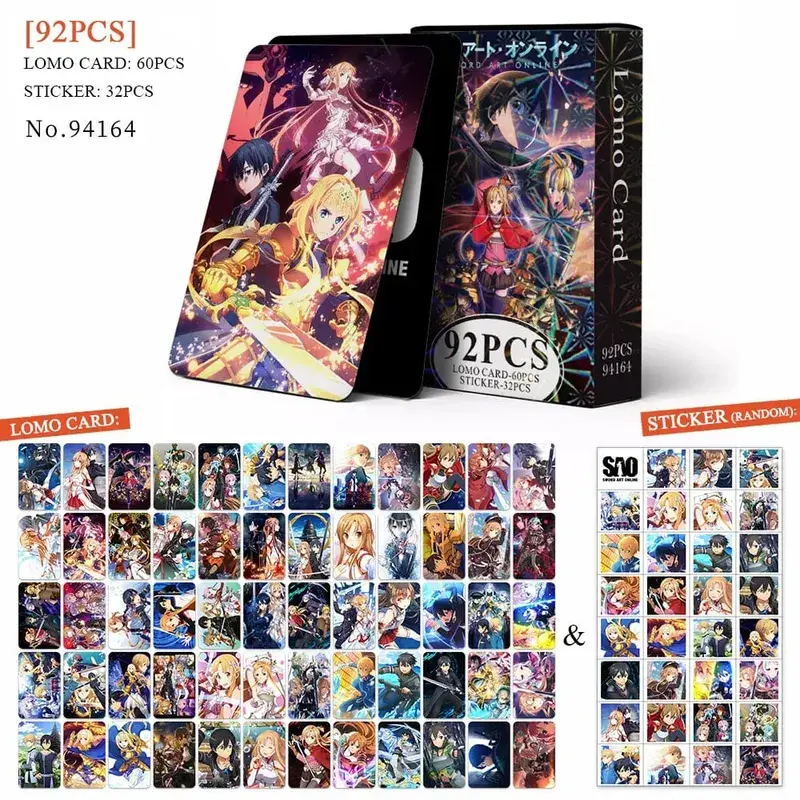 Tarjeta postal de Anime Attack on Titan‌ Lomo, juguete Haikyuu boticario diarios Honkai Star Rail, tarjetas de colección con pegatinas de regalo