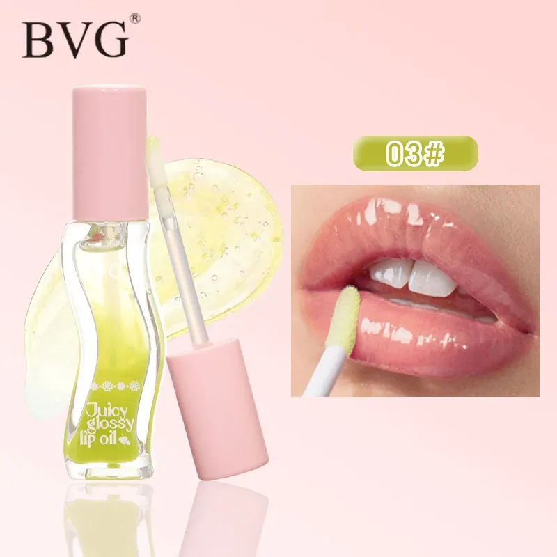 Wave Bottle Juicy Lip Oil Διάφανο γυαλιστερό Lip Plumper Ενυδατικό Lip Gloss Καθημερινό Μακιγιάζ για τα Χείλη — image 9