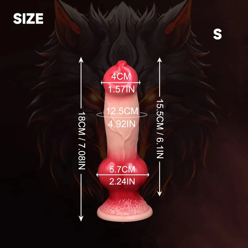 Vibrador realista enorme com nó de cachorro para mulheres, brinquedos sexuais adultos, pênis de animal, plugue anal, ventosa de próstata, brinquedos adultos eróticos para mulheres — image 8