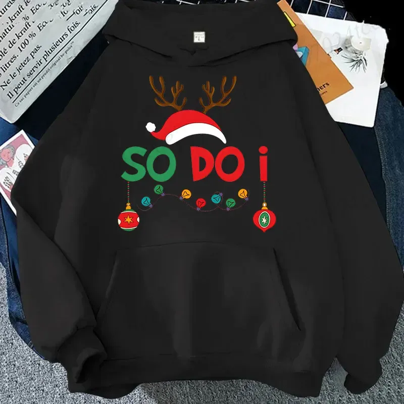 Couple Christmas Matching Hoodies Set I Don't Do Matching Christmas Outfits Print Sweatshirts Xmas Family Party Matching Tops — image 7