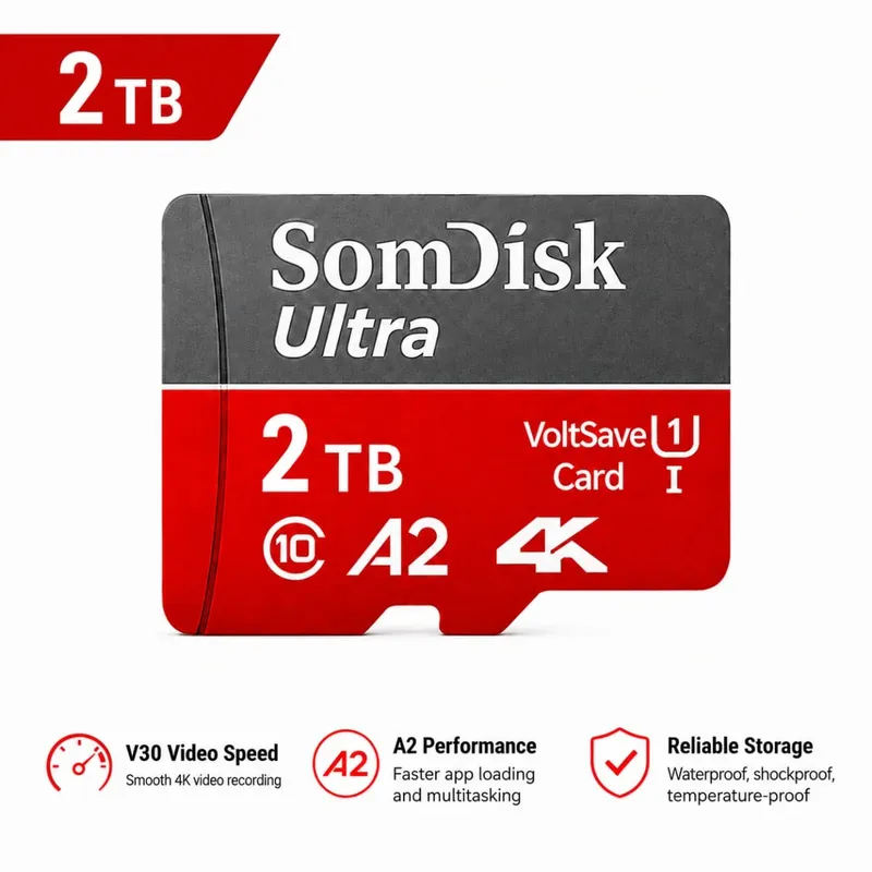 128GB Micro SD/TF Card Large Capacity Card Class10 Up To 100MB/s Waterproof Storage Card Used for Cameras/driving Recorders — image 8