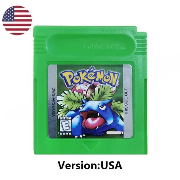 Sok stílusú Pokémon Vörös Kék Kristály Arany Zöld Ezüst Sárga GBC játékkártya 16 bites videojáték kazettás konzolkártya GB/SP — image 10