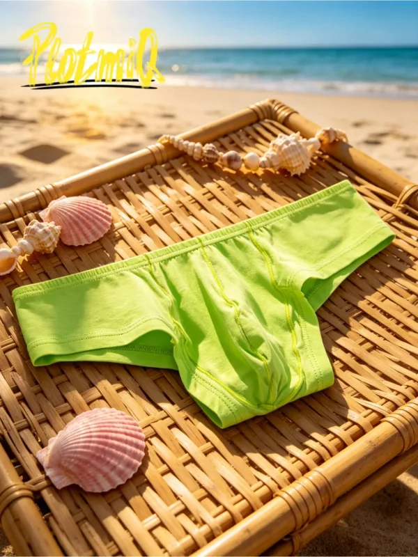 2PCS Low Rise Comfort Men Cotton Briefs Pink Soft Fabric Wide Waistband 3D Support Pouch Moisture Friendly Mens Underwear — image 16