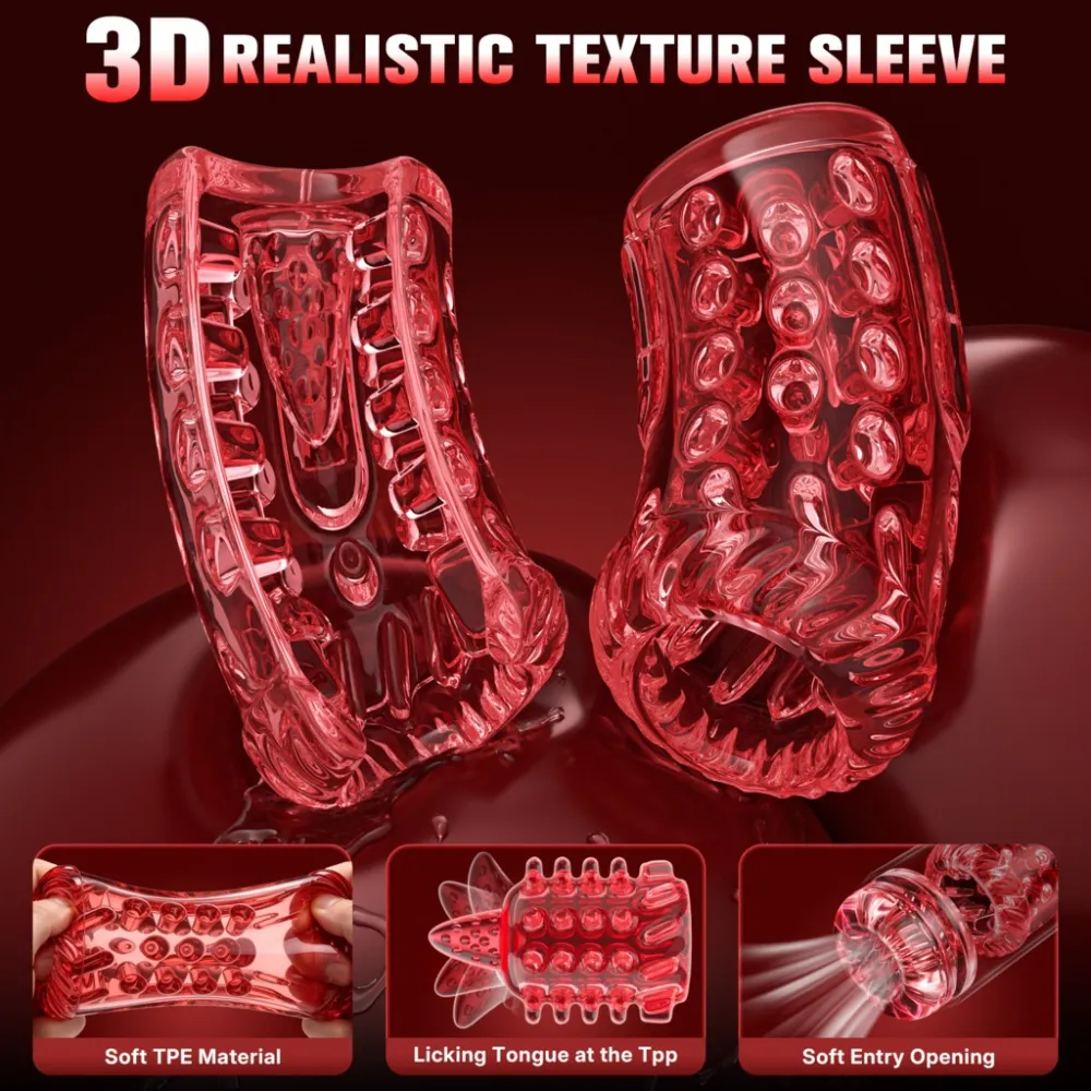 Telescopic Rotation Masturbator Cup Sucking Penis Pump Pocket Pussy Blowjob Sex Toys Stroker Piston Automatic Mastubator for Men — image 5