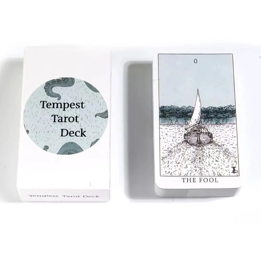 800styles Cat Tempest Tarot Cards Runes Oracle Angel Whisper Cards ألعاب الطاولة — image 3