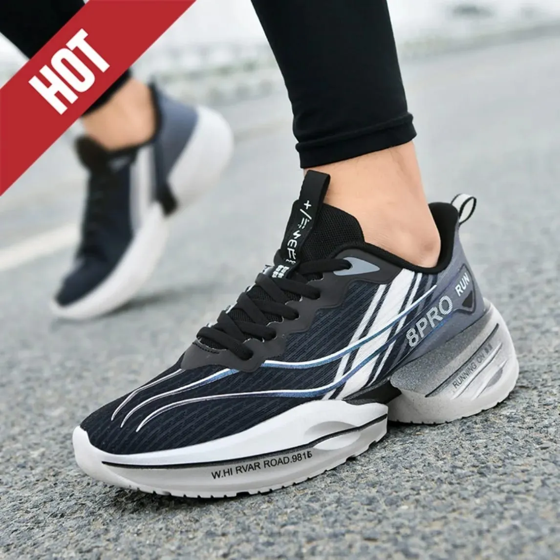 Men Women Carbon Plate Marathon Running Shoes Breathable Lightweight Racing Training Sports Athletic Casual Sneakers Walking — image 7
