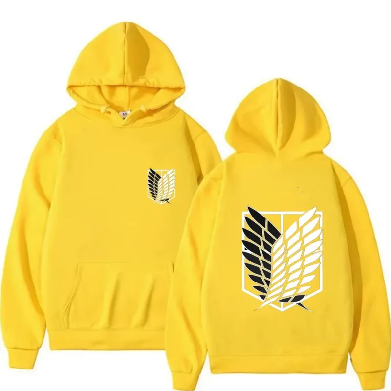 2026 Attack on Titan Men's Hoodie Anime Hoodies Men and Women Streetwear Pullover Harajuku Shingeki No Kyojin Hoodies Sweatshirt — image 18