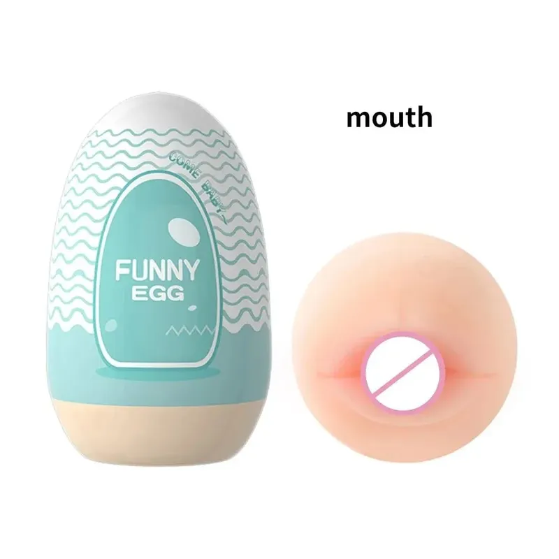 Mini portátil masturbação ovo copo realista vagina iniciante macio masturbação copo pênis massageador estimulador brinquedos sexuais para o homem — image 9