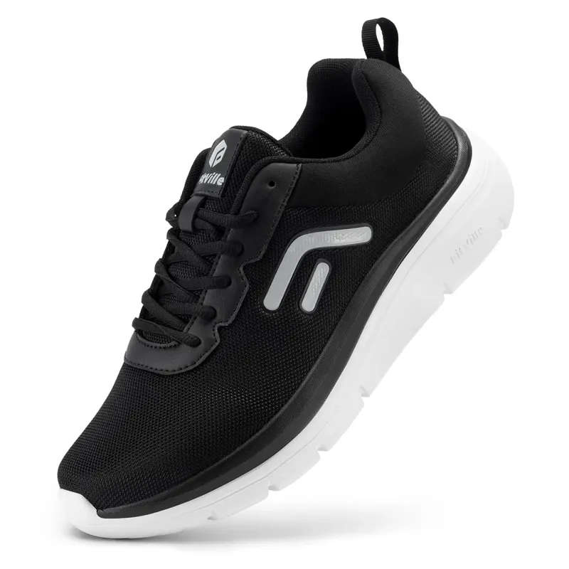 FitVille Walking Shoes for Men Wide Width Thick Sole Lightweight Breathable Sneakers Shoes for Plantar Fasciitis Pain Relief — image 7