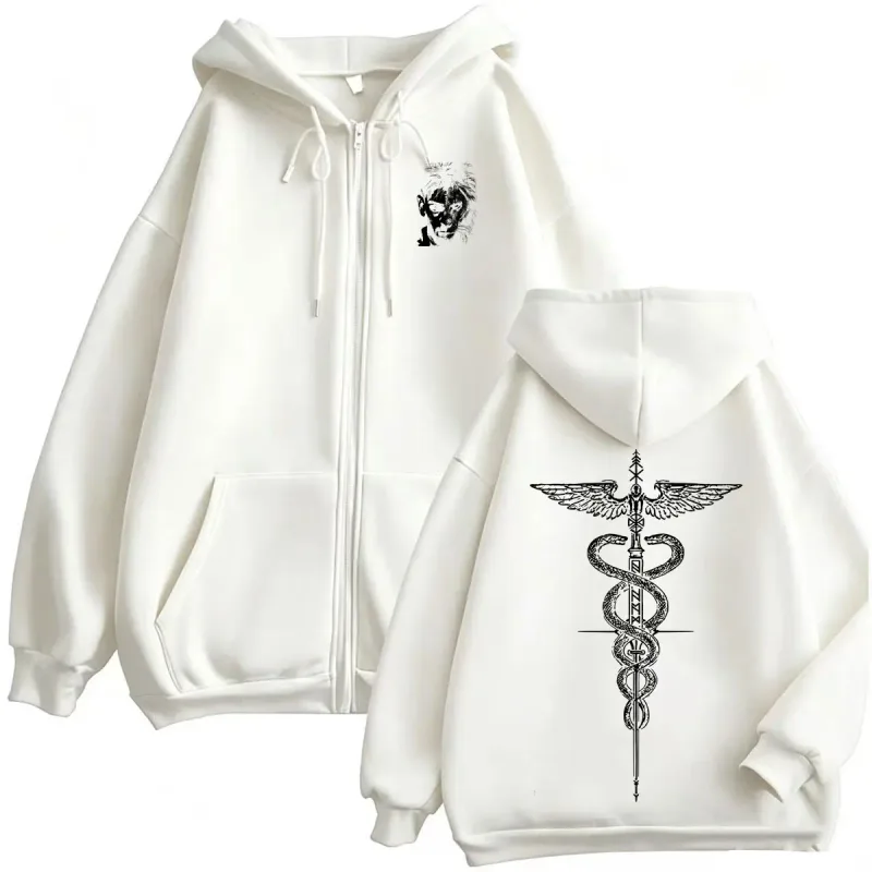 El Matador Ilia Topuria Tattoo Zipper Hoodies Men's Violence Aesthetics Sweatshirt Jacket Coats Fleece Long Sleeve Zip Up Hoodie — image 7